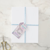 Mermaid Tail onder Zee Birthday Dank je wel Cadeaulabel (Met Touw)