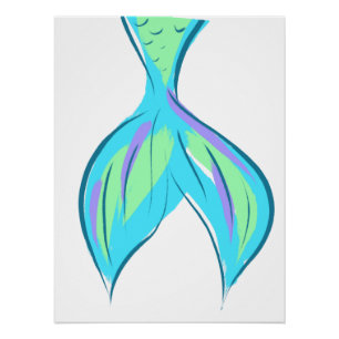 Mermaid Tail Perfect Poster