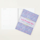 Mermaid Tail Scale & Pearl Pastel Sparkle Boutique Planner (Display)