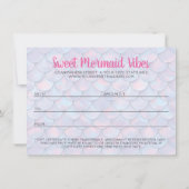 Mermaid Tail Scales Boutique Gift Certificate Kaar Kaart (Achterkant)