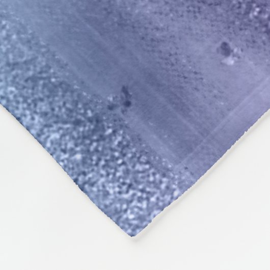 Mermaid Tail Sparkles Monogram Fleece Deken (Hoek)