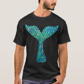 Mermaid Tail T Design T-shirt (Voorkant)