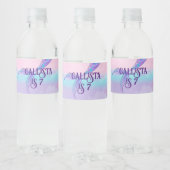 Mermaid Tail Water Bottle Labels – Onder het Zee Waterfles Etiket (Flessen)