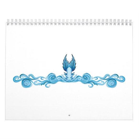 Mermaid Tail Waves Kalender (Hoes)