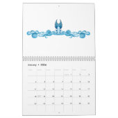 Mermaid Tail Waves Kalender (Jan 2026)