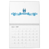 Mermaid Tail Waves Kalender (Mar 2027)