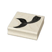 Mermaid Tail Wooden Art Stamp Rubberstempel (Stempel)