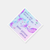 Mermaid Tails Wild als Zee Elke zondag Servet (Hoek)