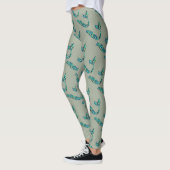 Mermaid Tale Leggings Grey en Green (Links)