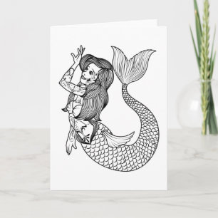 Mermaid Tattoo  Mermaid Art Tattoo Girls Kaart