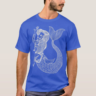 Mermaid Tattoo Mermaid Art Tattoo Girls Sa T-shirt