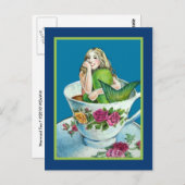 Mermaid Tea Post Card Briefkaart (Voorkant / Achterkant)