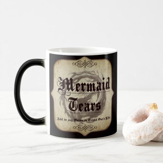 Mermaid Tears Magische Mok (Met donut)