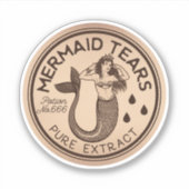 Mermaid Tears Potion  Label Sticker (Voorkant)