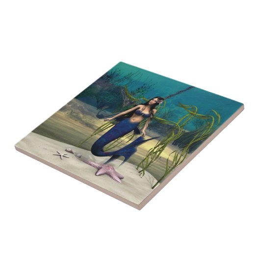 Mermaid Tegeltje (Zijkant)