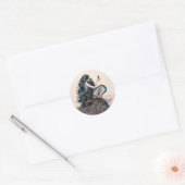 Mermaid & The Rose Ronde Sticker (Envelop)