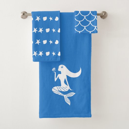 Mermaid Thed Bath-handdoekset Bad Handdoek (Insitu)
