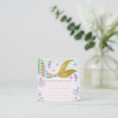 Mermaid Theenmaal-feestdag Informatiekaartje (Staand voorkant)