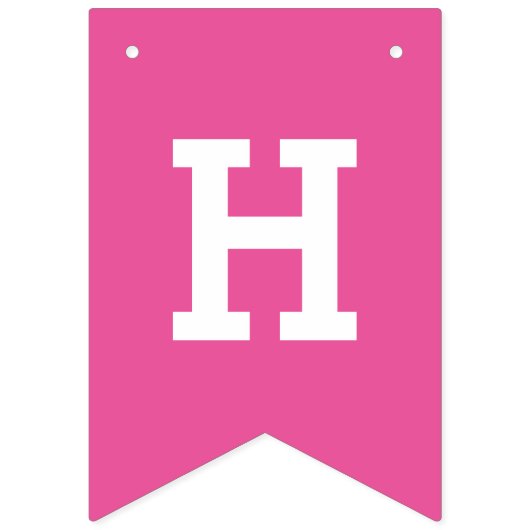 Mermaid thema Happy Birthday Party Bunting Banner (Tweede vlag)