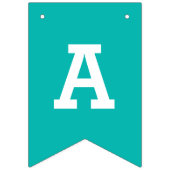 Mermaid thema Happy Birthday Party Bunting Banner (Derde vlag)