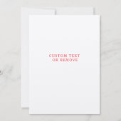 Mermaid Theme Persoonlijke Kinderen Birthday Party Kaart (Achterkant)