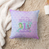 Mermaid themed 1st Birthday Kussen (Deken)