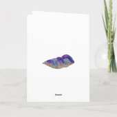 Mermaid themed Birthday Greeting Kaart (Achterkant)