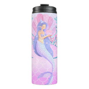Mermaid thermale tumbler thermosbeker