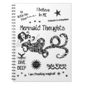 Mermaid Thoughts Notitieboek (Voorkant)