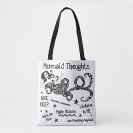Mermaid Thoughts Tote Bag