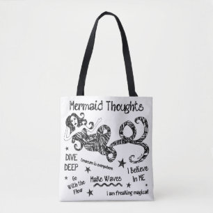 Mermaid Thoughts Tote Bag