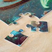 Mermaid Throne Enchanting Underwater Fantasy Legpuzzel (Zijkant)