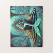 Mermaid Throne Enchanting Underwater Fantasy Legpuzzel (Verticaal)