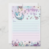 Mermaid Time Capsule Message to you Blank Kaarten (Voorkant)