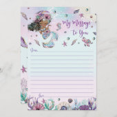 Mermaid Time Capsule Message to you Blank Kaarten (Voorkant / Achterkant)