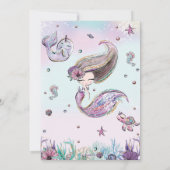 Mermaid Time Capsule Message to you Blank Kaarten (Achterkant)