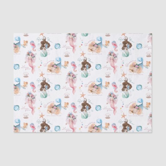 Mermaid Tissue Paper  Tissuepapier (Voorkant)