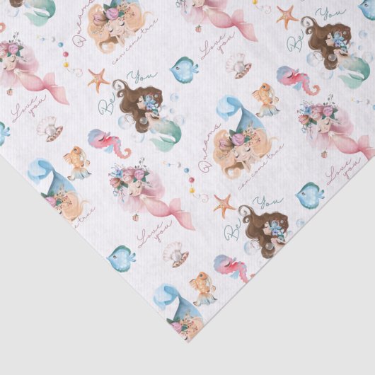 Mermaid Tissue Paper  Tissuepapier (Detail)