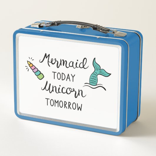 Mermaid Today Unicorn Tomorrow (Achterkant)