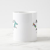 Mermaid Today Unicorn Tomorrow Grote Koffiekop (Voorkant)
