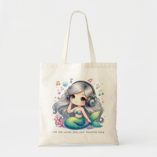 Mermaid  tote bag (Voorkant)