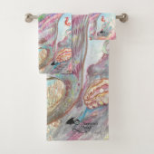 Mermaid Towel Set Bad Handdoek (Insitu)
