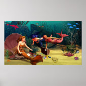 Mermaid Treasures Poster (Voorkant)