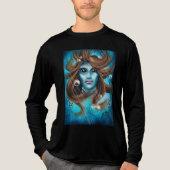 Mermaid Tri-Blend Shirt (Voorkant volledig)