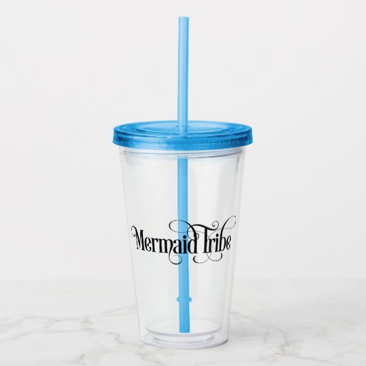 Mermaid Tribe Acryl Drinkbeker (Voorkant)