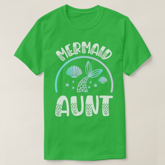 Mermaid Tunt voor een Zeemeermin Bride T-shirt (Design voorkant)