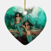 Mermaid Twins Ornament (Achterkant)