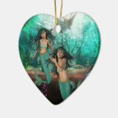 Mermaid Twins Ornament (Links)