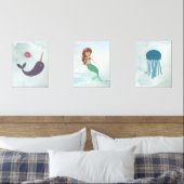 Mermaid Under The Sea 3 Print Set (Slaapkamer)