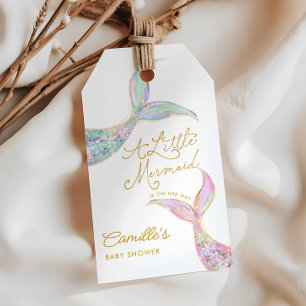 Mermaid Under the Sea Baby Shower Favor Cadeaulabel